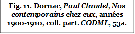 Fig. 11. Dornac, Paul Claudel, Nos contemporains chez eux, années 1900-1910, coll. part. CODML, 53a.