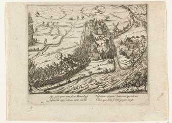 Slag bij Jemmingen, 1568 - Engraving, Public domain image 