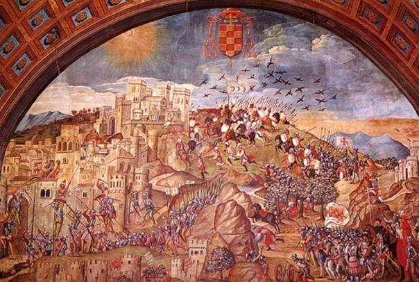 :::::2. Conquista de Orán, fresco central, Juan de Borgoña.jpg